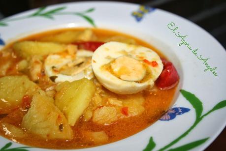 PATATAS GUISADAS CON BACALAO