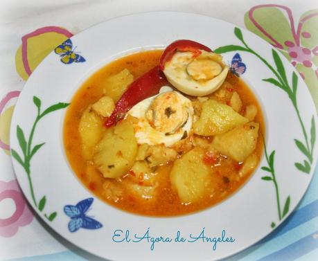 PATATAS GUISADAS CON BACALAO