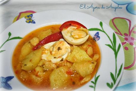 PATATAS GUISADAS CON BACALAO