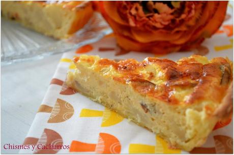 Quiche de Coliflor y Champiñones