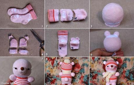 ME LO HA HECHO MI MAMÁ TEDDY BEAR WITH SOCK