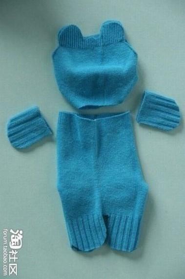 ME LO HA HECHO MI MAMÁ TEDDY BEAR WITH SOCK