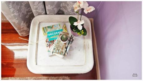 El marmol blanco es tendencia en esta mesita recuperada