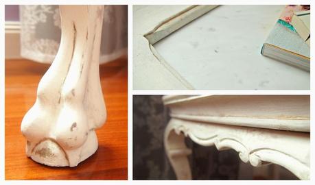 El marmol blanco es tendencia en esta mesita recuperada