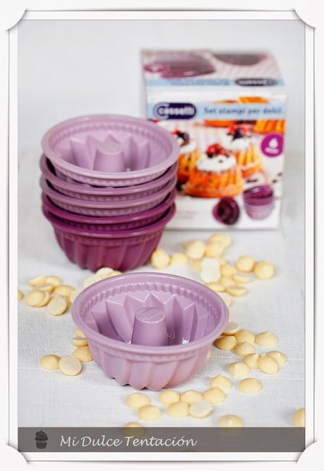 Mini Bundt Cakes de Queso, Chocolate Blanco y Fresas - Productos de Repostería Belbake Lidl