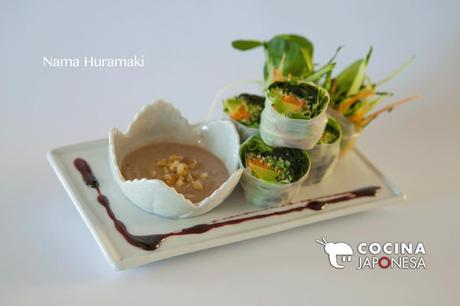 Nama huramaki cocina japonesa