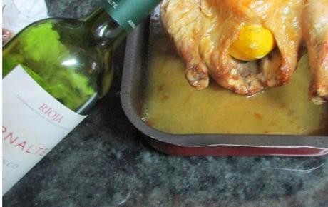 POLLO ASADO AL LIMÓN Y SOPA