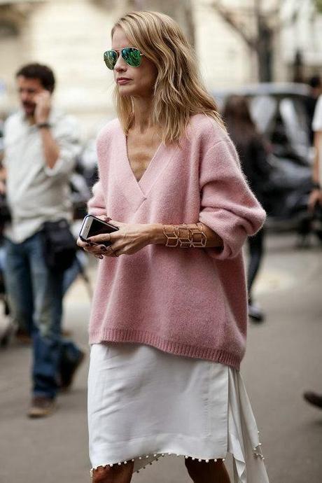 pink street style