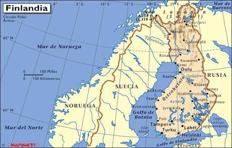 Ubicación geográfica de Finlandia, su clima y más información