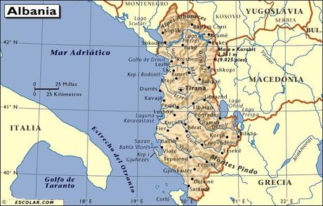 Ubicación geográfica de Albania, su clima y más información