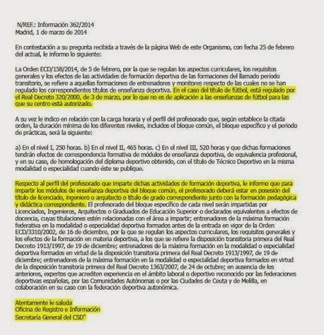 Cursos de entrenador, información de CENAFE y preguntas en el aire a García Liñares