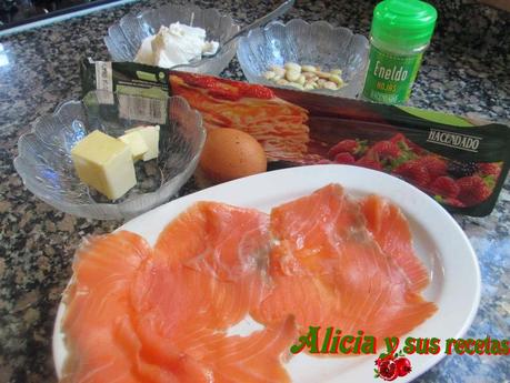 PALMERITAS CON SALMÓN AHUMADO