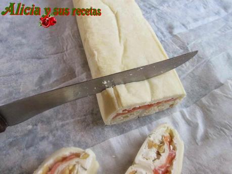 PALMERITAS CON SALMÓN AHUMADO