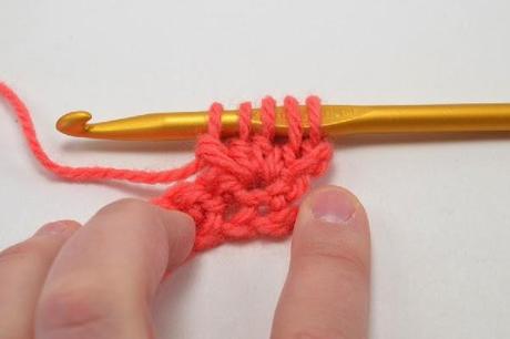 PUNTO GARBANZO CON CROCHET