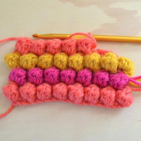 PUNTO GARBANZO CON CROCHET