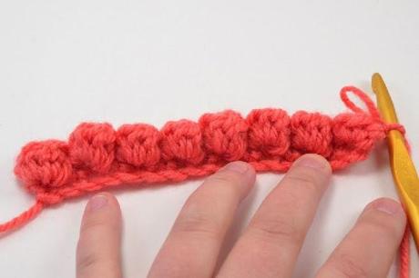 PUNTO GARBANZO CON CROCHET