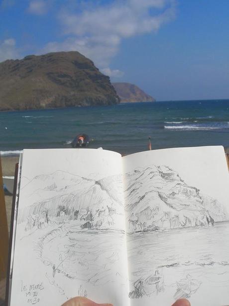 Acuarelas y dibujos - Cabo de Gata