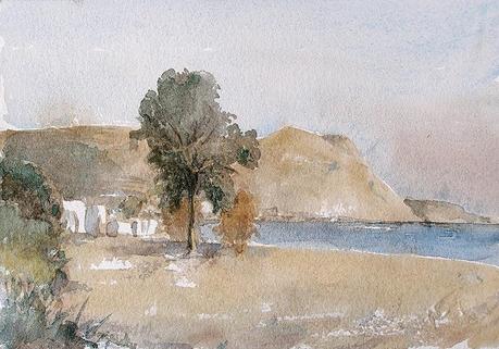 Acuarelas y dibujos - Cabo de Gata