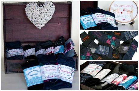 Calcetines como detalles de boda originales