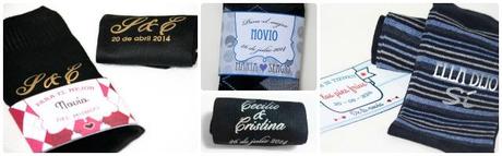 Calcetines de novio personalizados