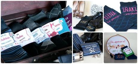 Calcetines de novio personalizados