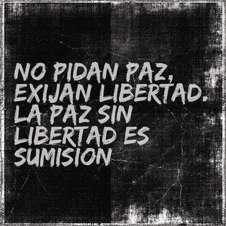 La Sociedad necesita libertad con responsabilidad y paz sin sumisión