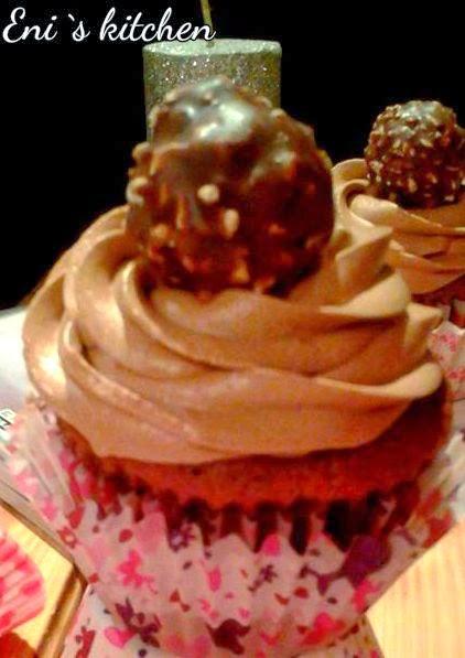 Cupcake ferrero con crema de nutella de merengue suizo!