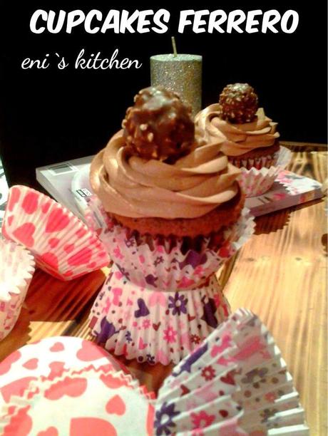 Cupcake ferrero con crema de nutella de merengue suizo!