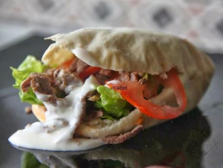 Döner Kebab casero