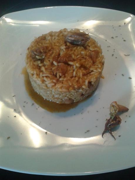 Arroz con chipirones