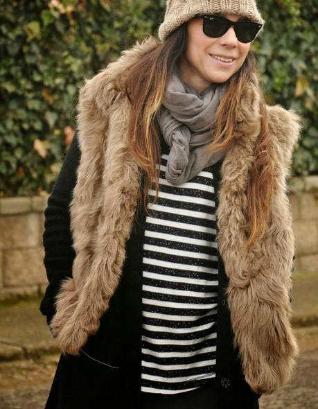 Fur vest.