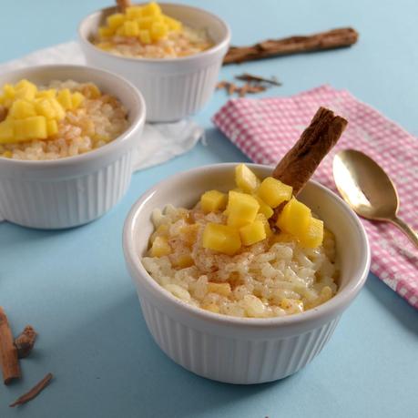 ARROZ CON LECHE Y MANGO