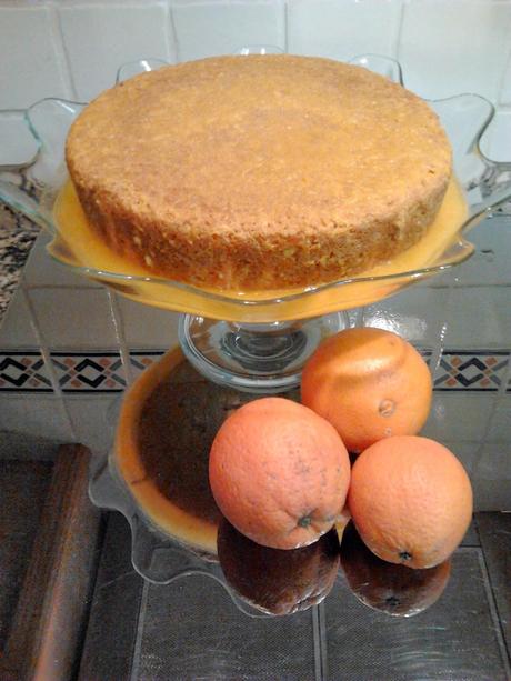 Continuamos aprovechando naranjas... tarta de naranja...