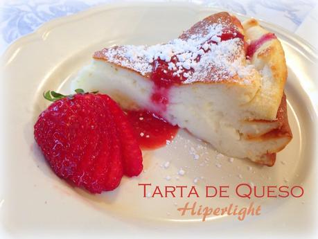 Tarta de Queso Hiperlight De Pilar. Reto El Asaltablogs.