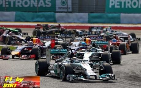 RESUMEN DEL GP DE MALASIA 2014 - HAMILTON LOGRA HAT TRICK Y ROSBERG ES SEGUNDO