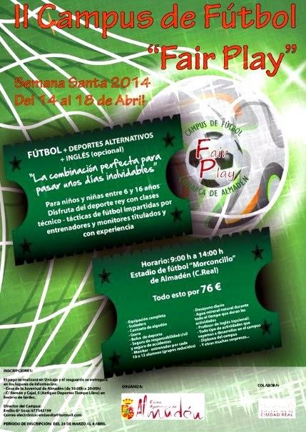 Almadén acoge II campus 'Fair Play' que incluye deportes e idiomas