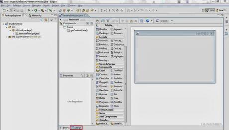 Como crear Interfaces Graficas en Eclipse con WindowBuilder