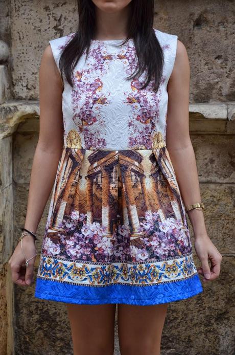 Sheinside: Vintage floral dress!!!