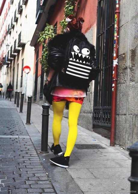 Pom Poms and feature! humana_coat_yellow_aminta-5