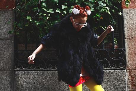 Pom Poms and feature! humana_coat_yellow_aminta-13