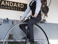 Standard highwheels: arquitecto sueco Per-Olof Kippel revitaliza orígenes bicicleta