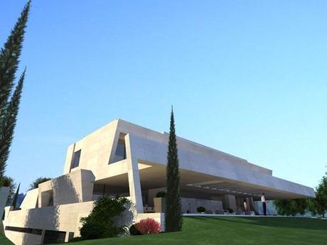 A-cero Projects A-cero presenta nuevas imágenes de obra de una vivienda unifamiliar localizada en una exclusiva urbanización de madrid