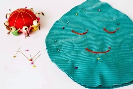 DIY.....COJINES CON FORMA DE GOTA DE AGUA