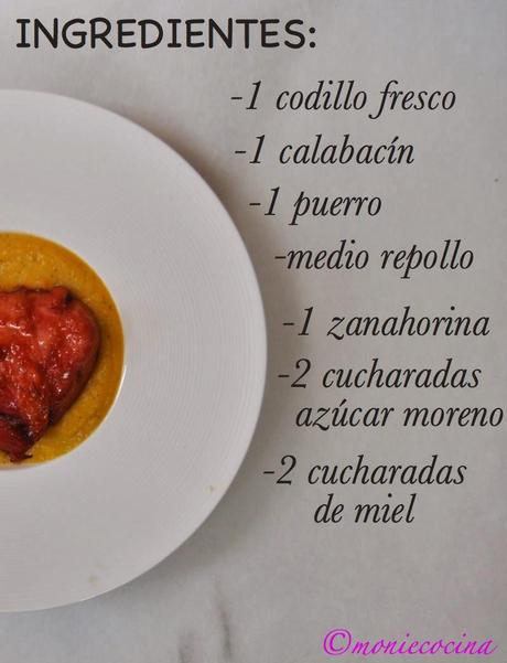 JAMÓN DULCE CON PURÉ