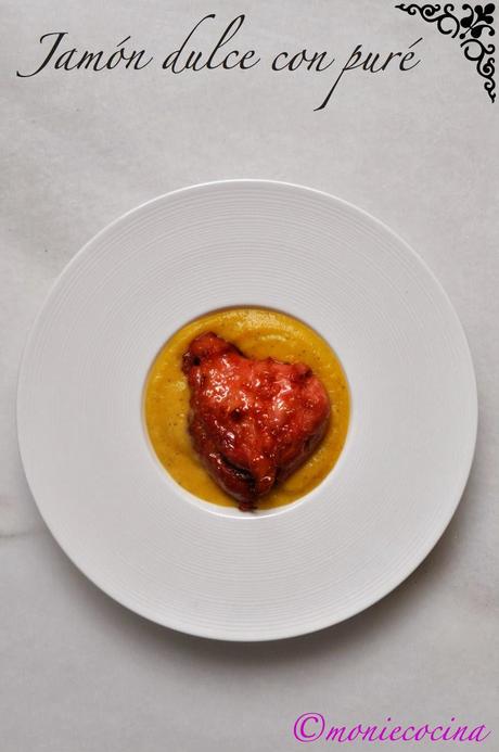 JAMÓN DULCE CON PURÉ
