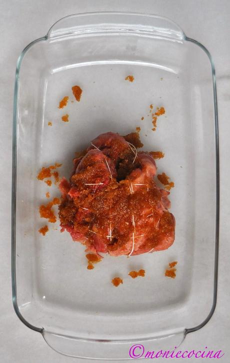 JAMÓN DULCE CON PURÉ