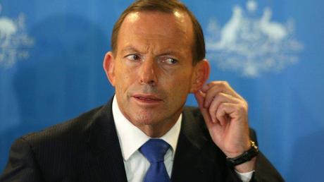 Conferencia de prensa de Tony Abbot, primer ministro de Australia
