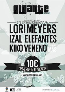 Festival Gigante 2014: Lori Meyers, Kiko Veneno, Elefantes, Izal...