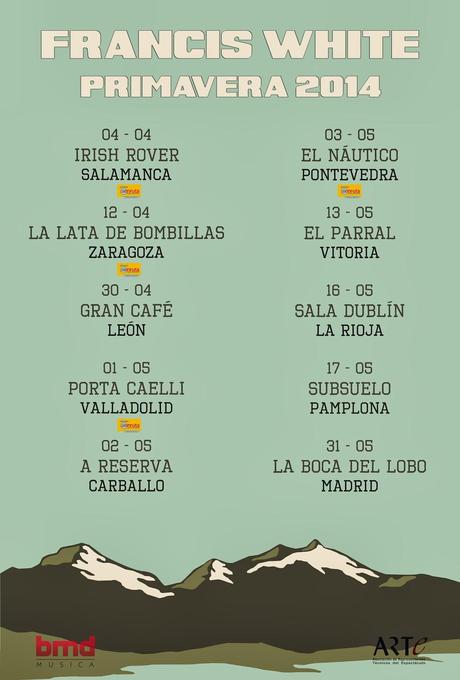 [Noticia] Francis White inicia su gira de primavera