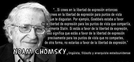 Chomsky y la libertad de expresión